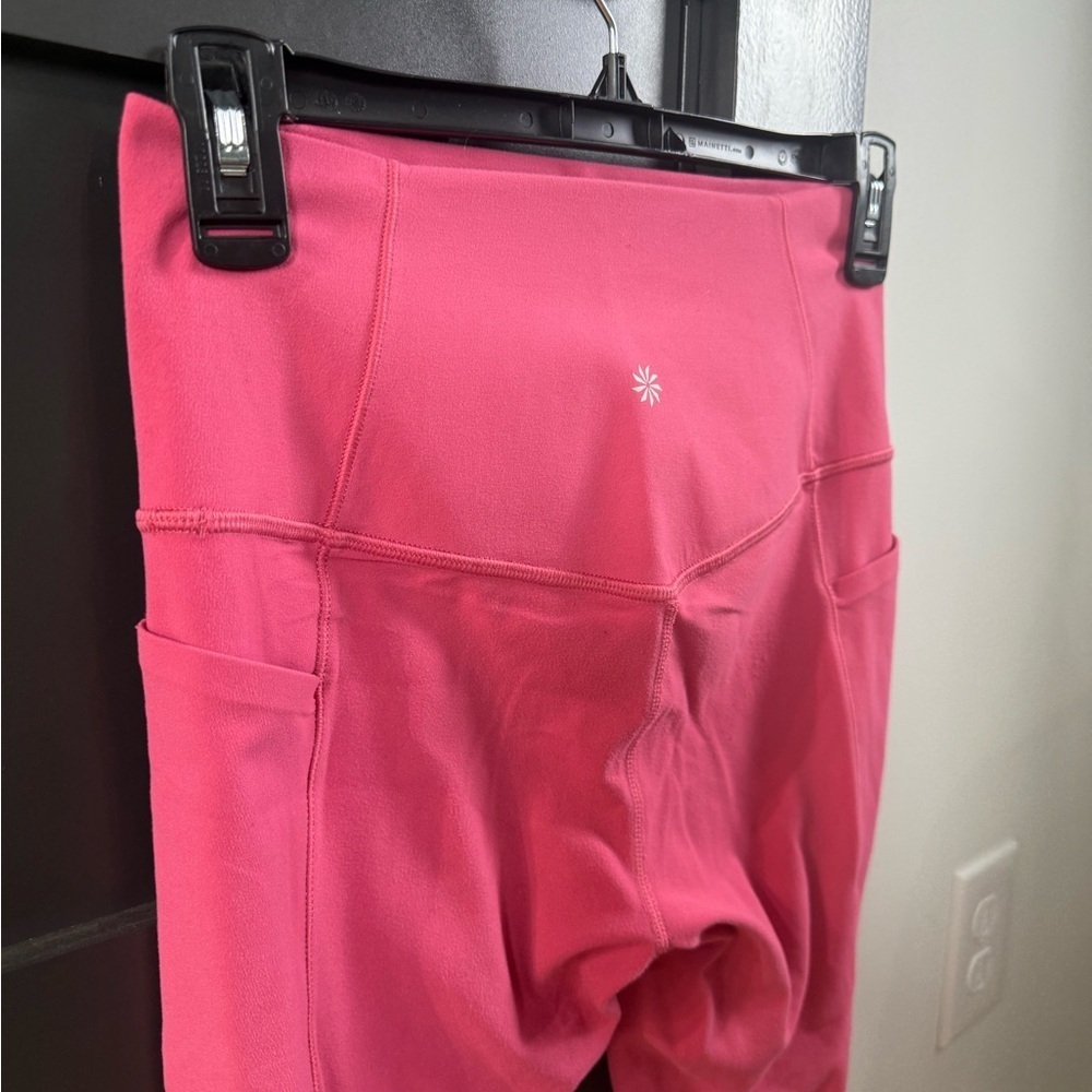 Athleta Salutation Stash 7/8 Pockets Pink Leggings Women’s size small - Picture 4 of 11